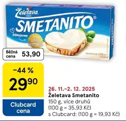 Tesco Želetava Smetanito nabídka