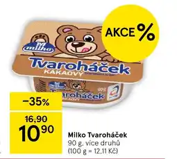 Tesco Milko Tvaroháček nabídka