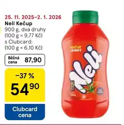 Tesco Neli Kečup nabídka