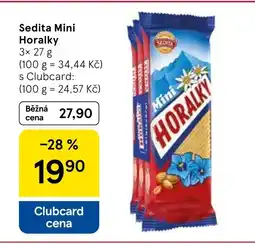 Tesco Sedita Mini Horalky nabídka