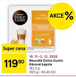 Tesco Nescafé Dolce Gusto Kávové kapsle nabídka