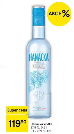 Tesco Hanácká Vodka nabídka