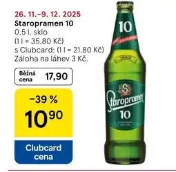 Tesco Staropramen 10 nabídka
