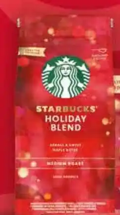 Tesco Starbucks® Holiday Blend Medium Roast Zrnková káva nabídka