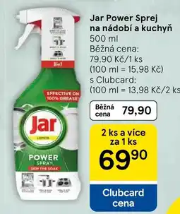 Tesco Jar Power Sprej na nádobí a kuchyň nabídka