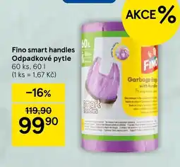 Tesco Fino smart handles Odpadkové pytle nabídka