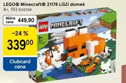 Tesco LEGO® Minecraft® 21178 Liščí domek nabídka