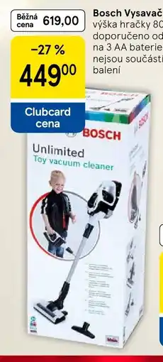 Tesco BOSCH Vysavač dětský nabídka