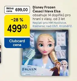 Tesco Disney Frozen Česací hlava Elsa nabídka