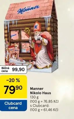 Tesco Manner Nikolo Haus nabídka