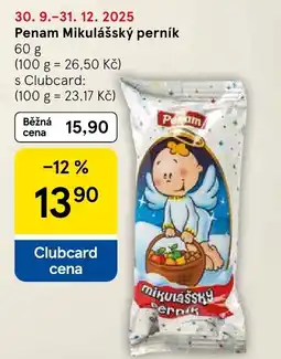 Tesco Penam Mikulášský perník nabídka
