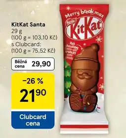 Tesco KitKat Santa nabídka