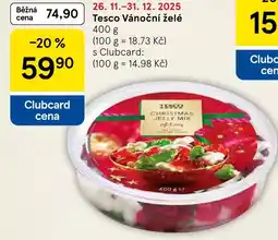 Tesco Tesco Vánoční želé nabídka
