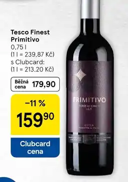 Tesco Tesco Finest Primitivo nabídka