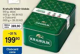 Tesco Krahulík Výběr klobás nabídka