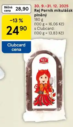 Tesco Rej Perník mikulášský plněný nabídka