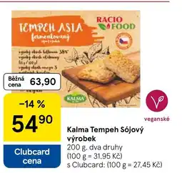 Tesco Kalma Tempeh Sójový výrobek nabídka