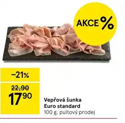 Tesco Vepřová šunka Euro standard nabídka