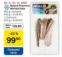 Tesco Mylord Premium Mořská štika nabídka