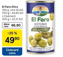 Tesco El Faro Olivy nabídka