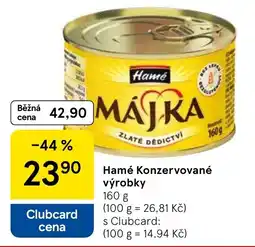 Tesco Hamé Konzervované výrobky nabídka