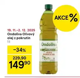 Tesco Ondoliva Olivový olej z pokrutin nabídka
