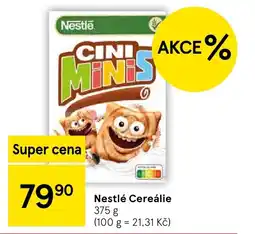 Tesco Nestlé Cereálie nabídka