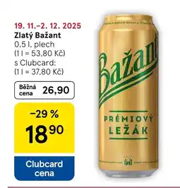Tesco Zlatý Bažant nabídka