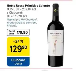 Tesco Notte Rossa Primitivo Salento nabídka