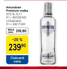 Tesco Amundsen Premium vodka nabídka