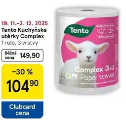 Tesco Tento Kuchyňské utěrky Complex nabídka