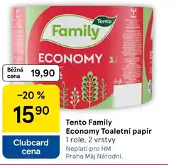 Tesco Tento Family Economy Toaletní papír nabídka