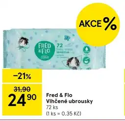 Tesco Fred & Flo Vlhčené ubrousky nabídka