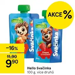 Tesco Hello Svačinka nabídka