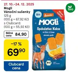 Tesco Mogli Vánoční sušenky nabídka