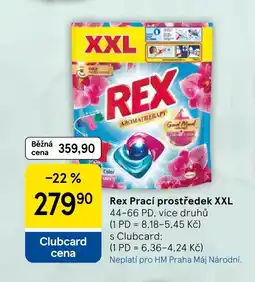 Tesco Rex Prací prostředek XXL nabídka