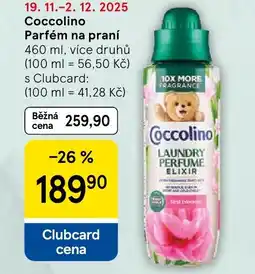 Tesco Coccolino Parfém na praní nabídka