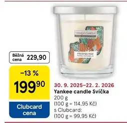 Tesco Yankee candle Svíčka nabídka