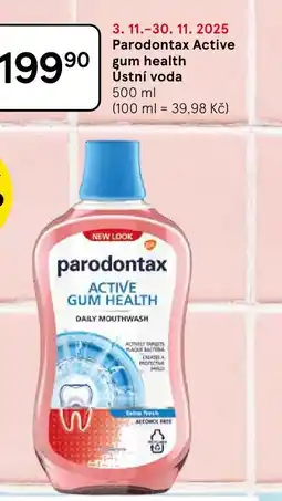 Tesco Parodontax Active gum health Ústní voda nabídka