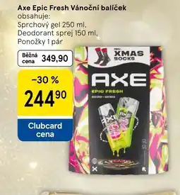 Tesco Axe Epic Fresh Vánoční balíček nabídka