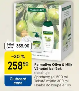 Tesco PALMOLIVE Olive & Milk Vánoční balíček nabídka