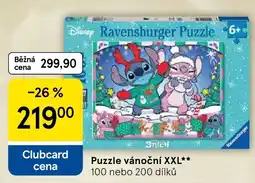 Tesco Puzzle vánoční XXL nabídka