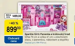 Tesco Sparkle Girlz Panenka a královský hrad nabídka