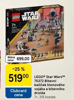 Tesco LEGO® Star Wars 75372 Bitevní balíček klonového vojáka a bitevního droida nabídka