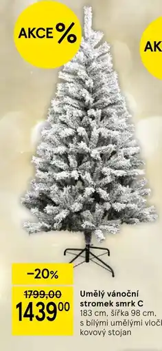 Tesco Umělý vánoční stromek smrk C nabídka