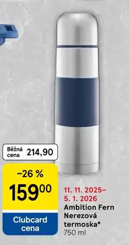 Tesco Ambition Fern Nerezová termoska nabídka