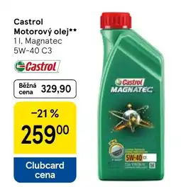 Tesco Castrol Motorový olej nabídka
