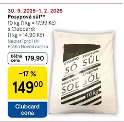Tesco Posypová sůl nabídka