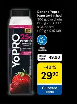 Tesco Danone Yopro jogurtový nápoj nabídka