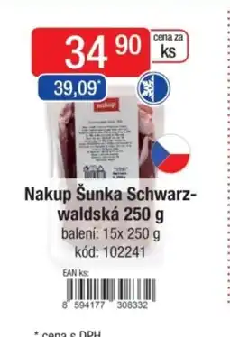 Qanto Nakup Šunka Schwarz- waldská nabídka